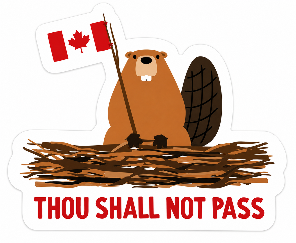 Thou Shall Not Pass Sticker