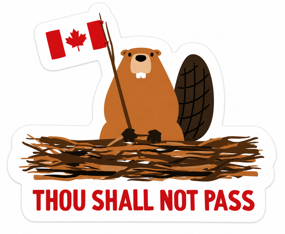 Thou Shall Not Pass Sticker