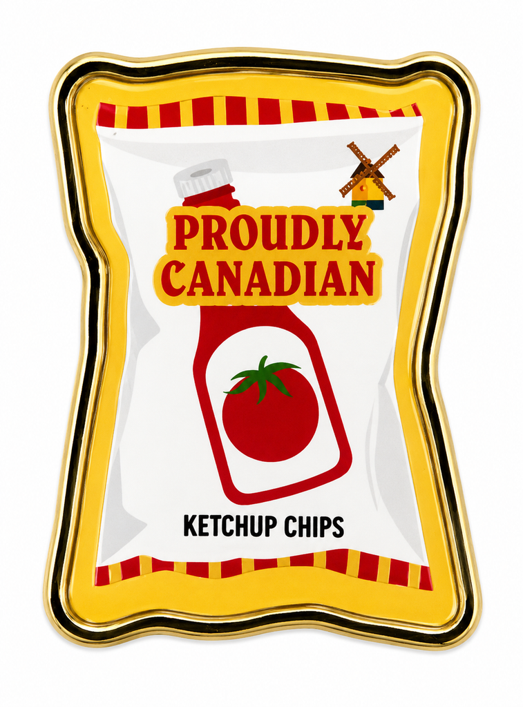 Ketchup Chips Lapel Pin