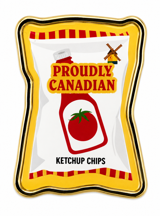 Ketchup Chips Lapel Pin