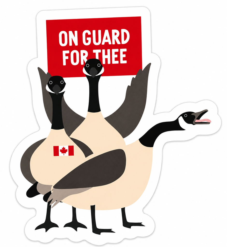 On Guard For Thee Sticker
