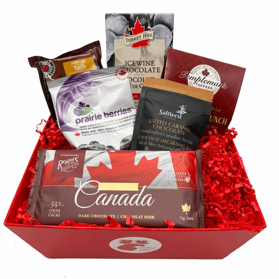 Canadian Chocolate Gift Basket - Small