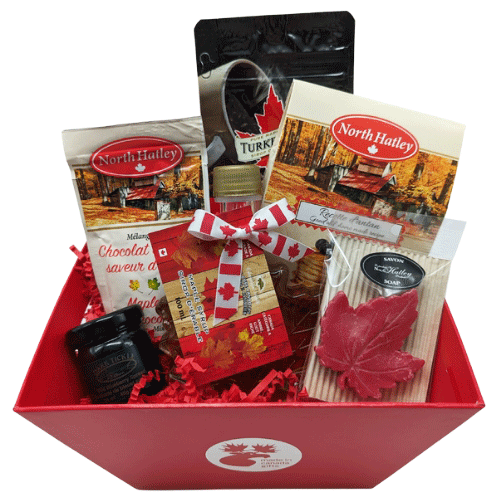 Canadian Christmas Morning Gift Basket