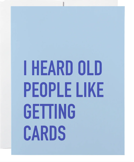 Old People Card