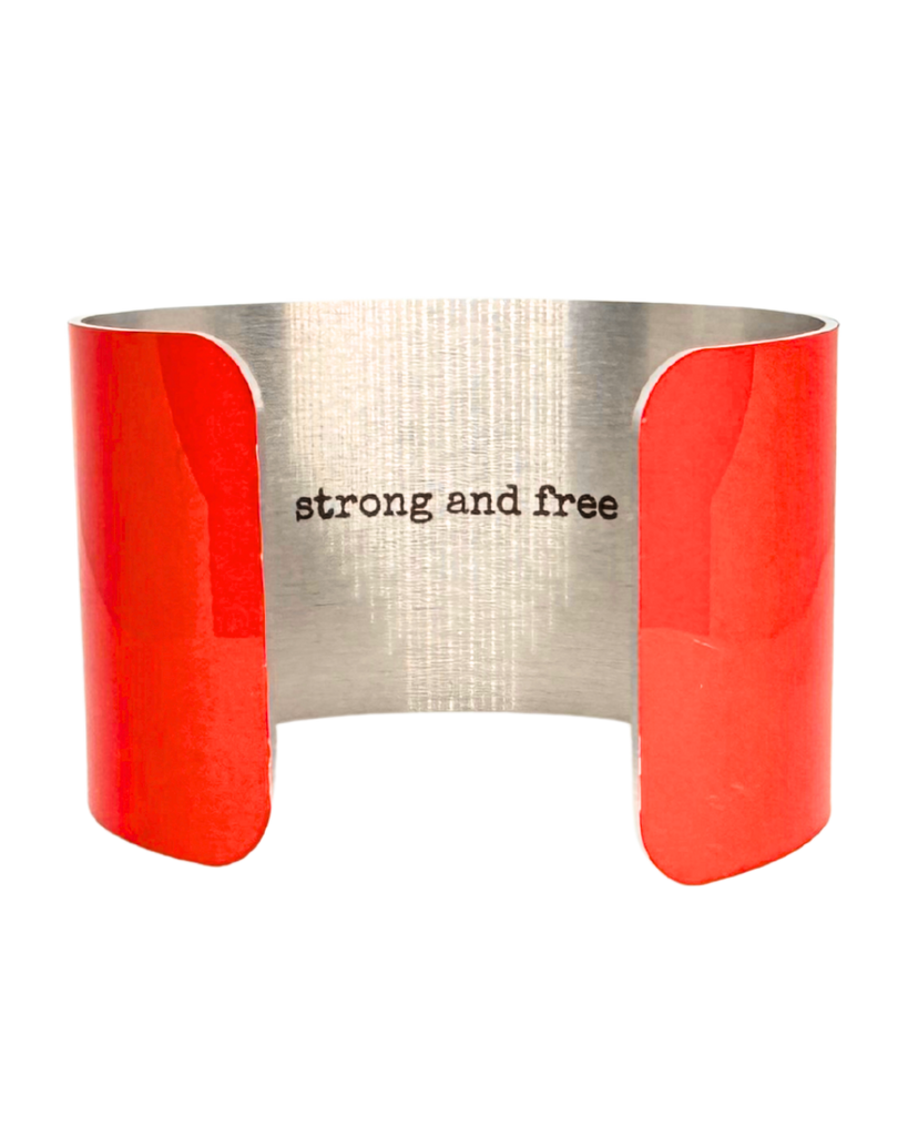 Red Flag Cuff Bracelet