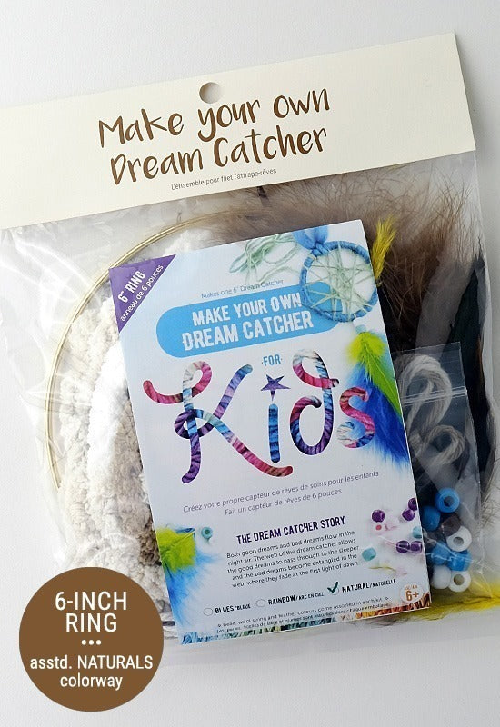 Kids Dream Catcher Kit - Natural
