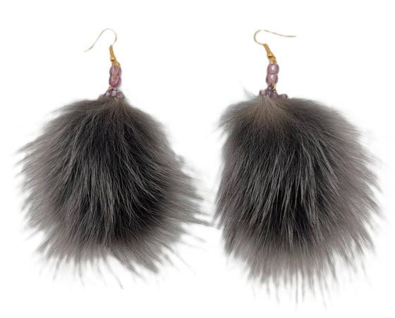 Sealskin Earrings Mary Qitsualuk