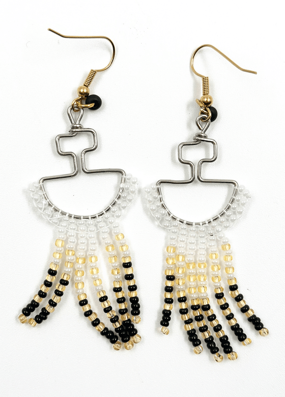 Beaded Earrings - Mary Qitsualuk