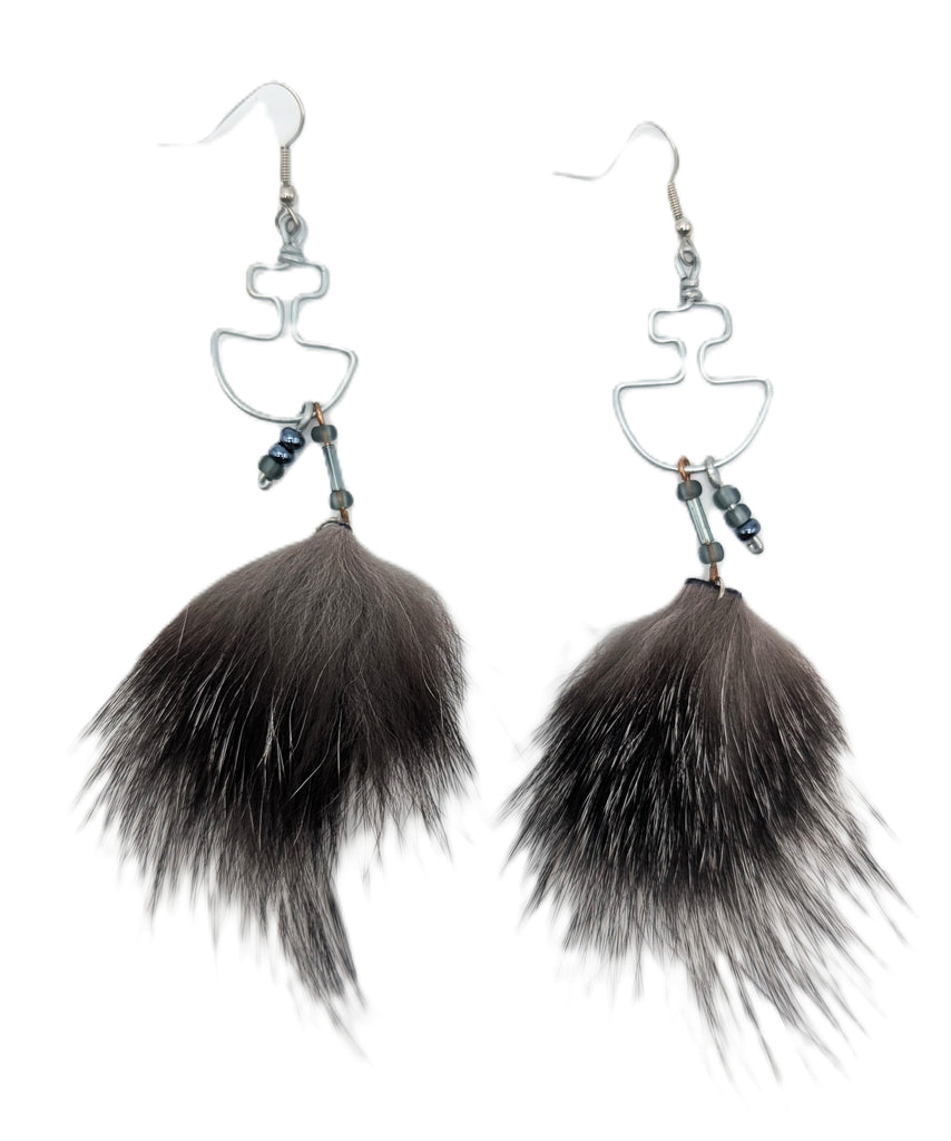 Sealskin Earrings Mary Qitsualuk