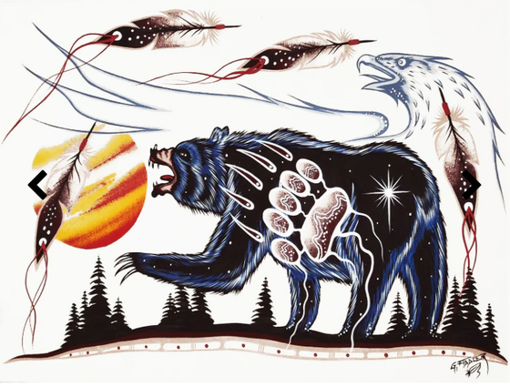 "Mukwa" (Black Bear) - Gordon Fiddler