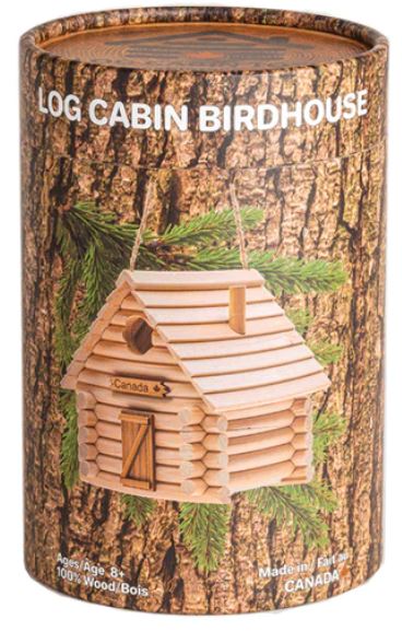 Log Cabin Birdhouse Kit