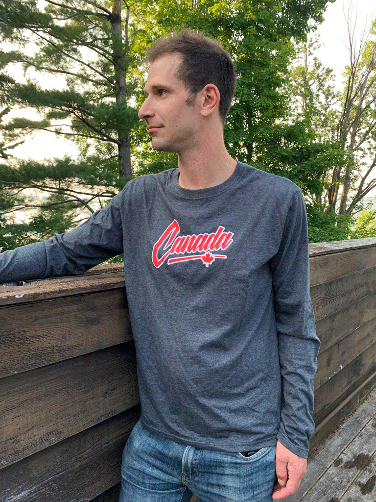 Canada Long Sleeved T-Shirt - Charcoal