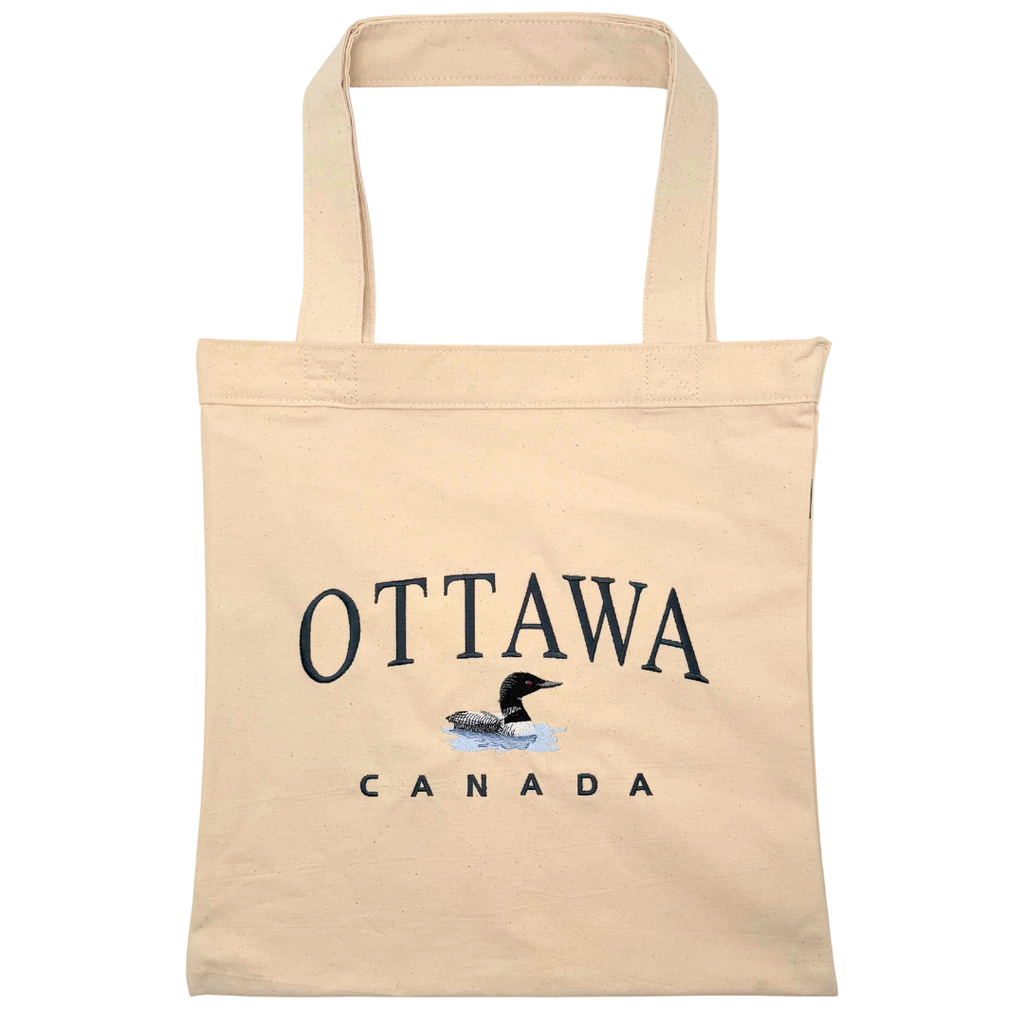 Ottawa Canada Canvas Tote Bag - Loon