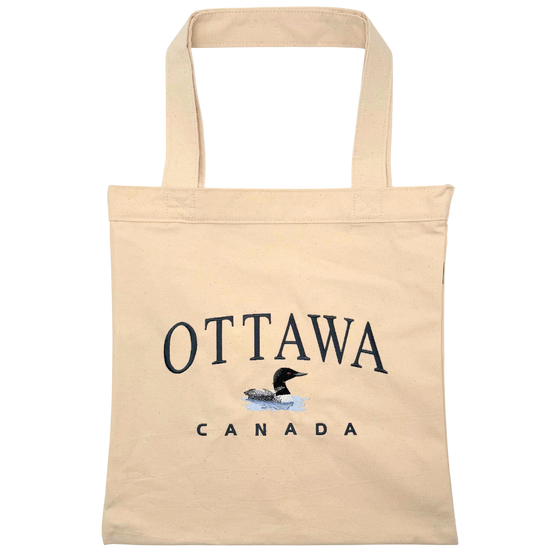 Ottawa Canada Canvas Tote Bag - Loon
