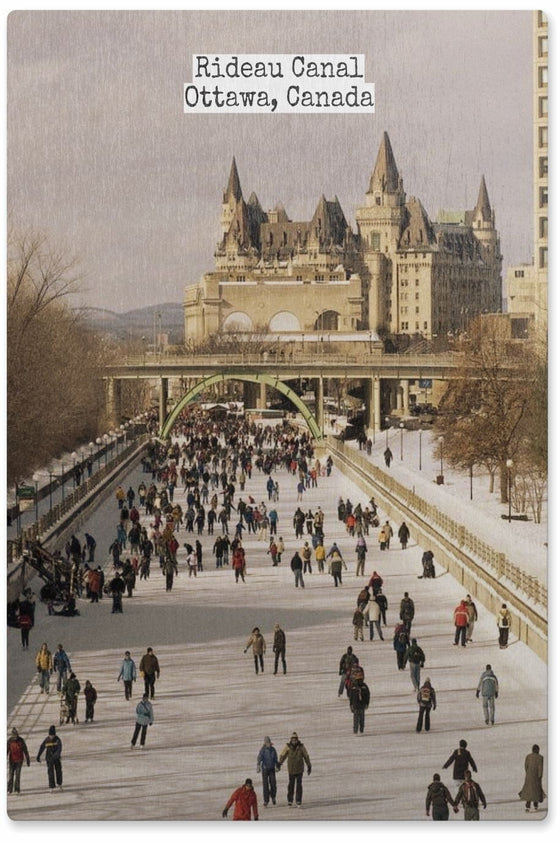 Rideau Canal Skateway Magnet