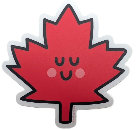 Maple Leaf Sticker