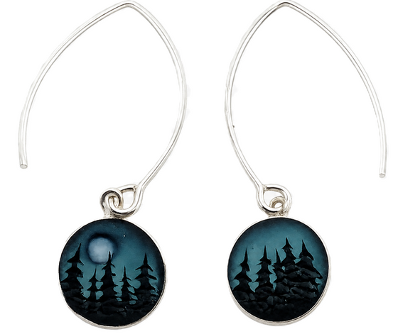 Northern Lights Hook Earrings