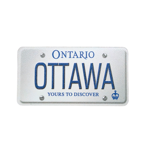 Ottawa Licence Plate Made In Canada Gifts