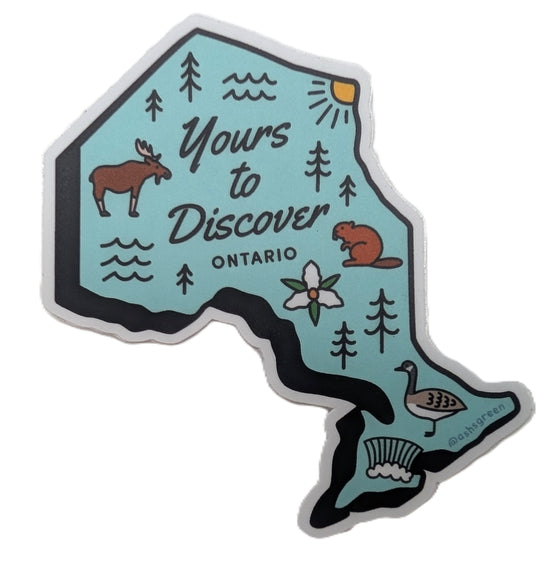 Ontario, Yours to Discover Sticker