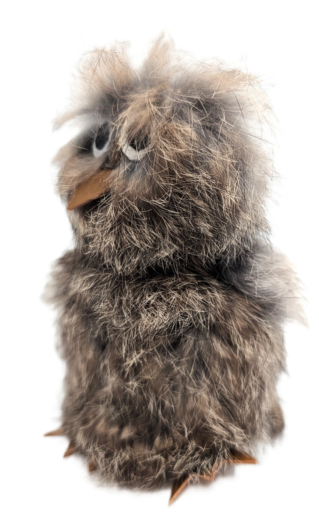 Brown Sealskin Ookpik (Owl) - Daisy Savard