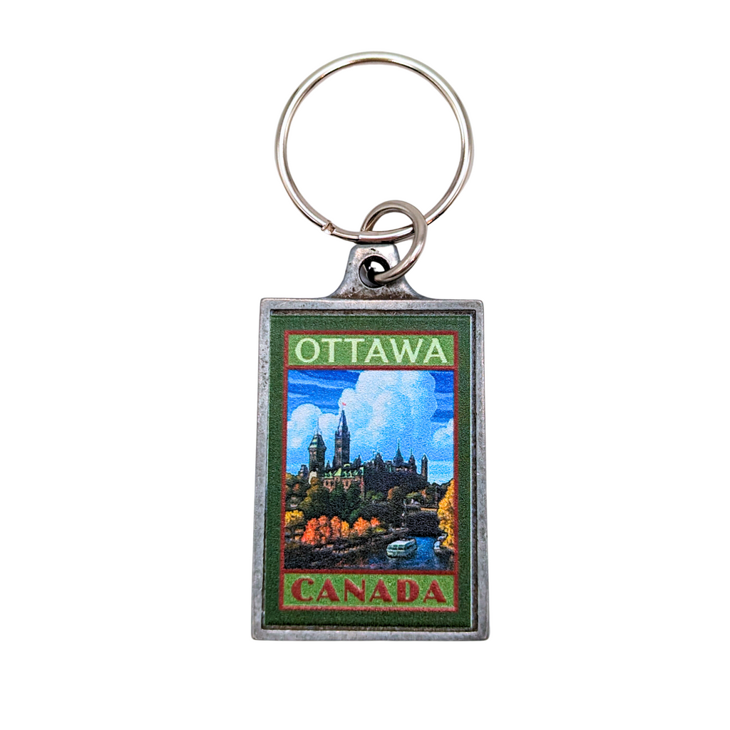 Scenic Ottawa Canada Key Chain - Made In Canada Gifts