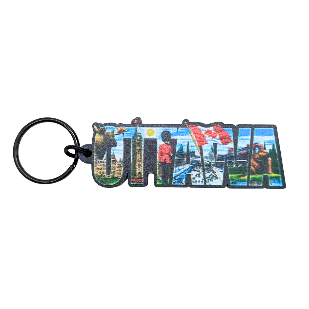 Ottawa Landmarks - Collage Key Chain - Made In Canada Gifts