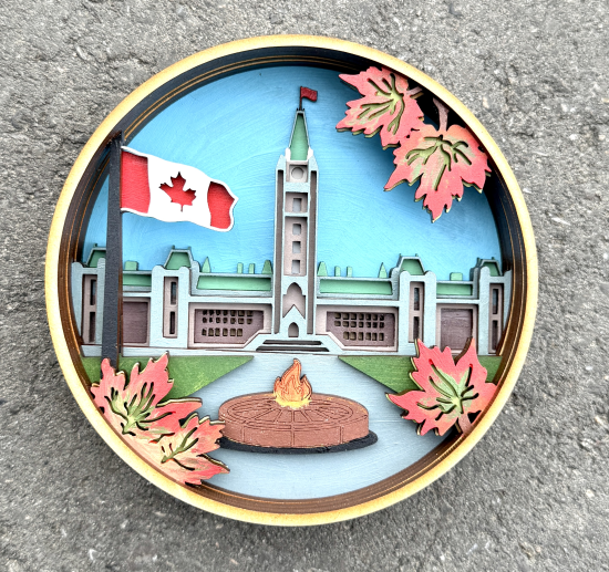 Paint By Layers Craft Kit - Parliament Hill