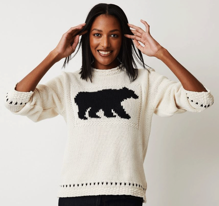 Sweater with bear discount