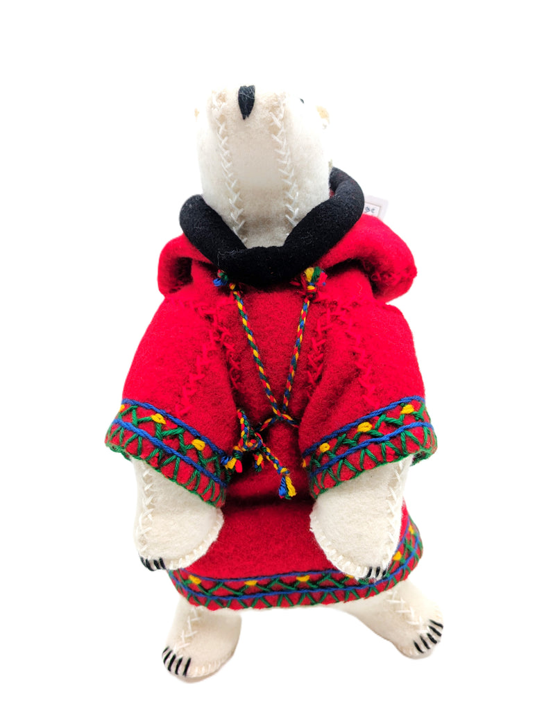 Polar Bear Packing Doll