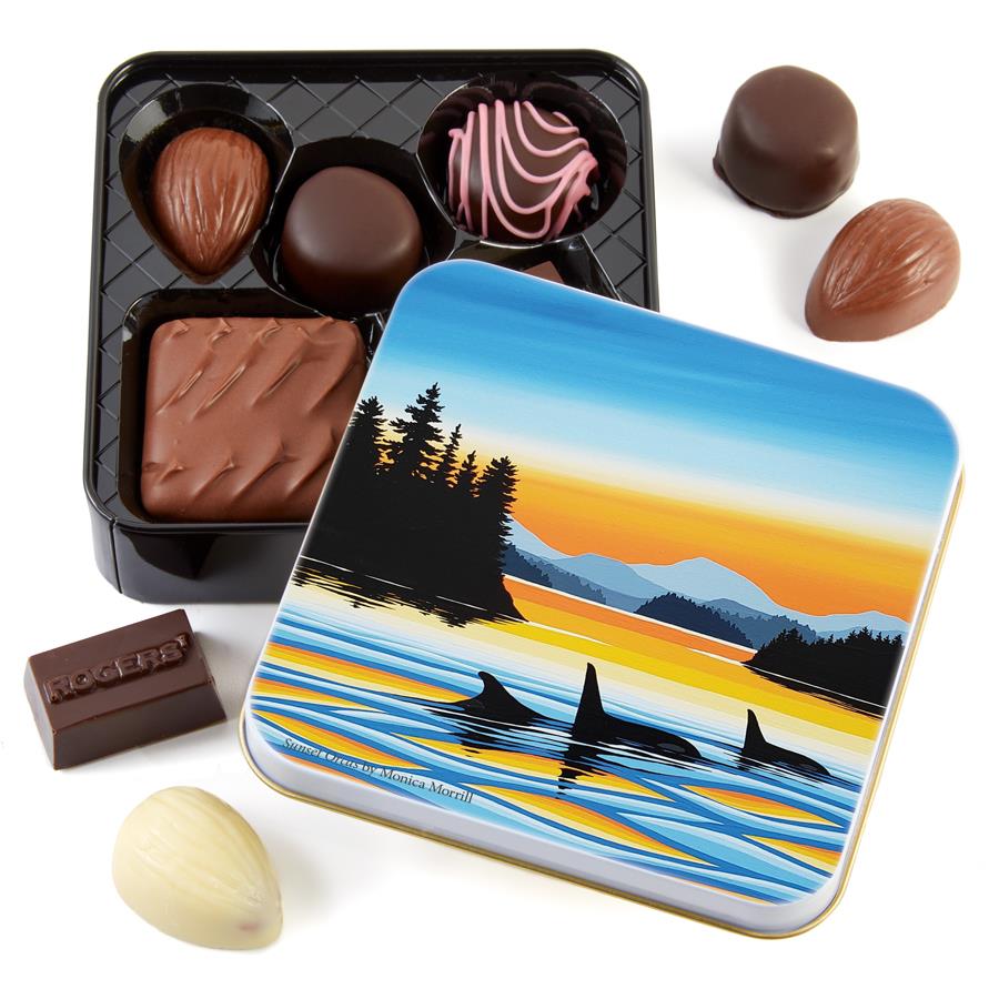 Sunset Orcas - 6 Piece Assorted Chocolates