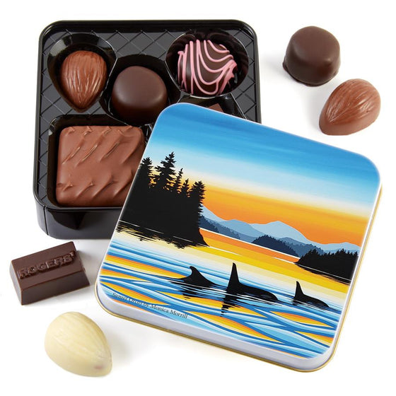 Sunset Orcas - 6 Piece Assorted Chocolates