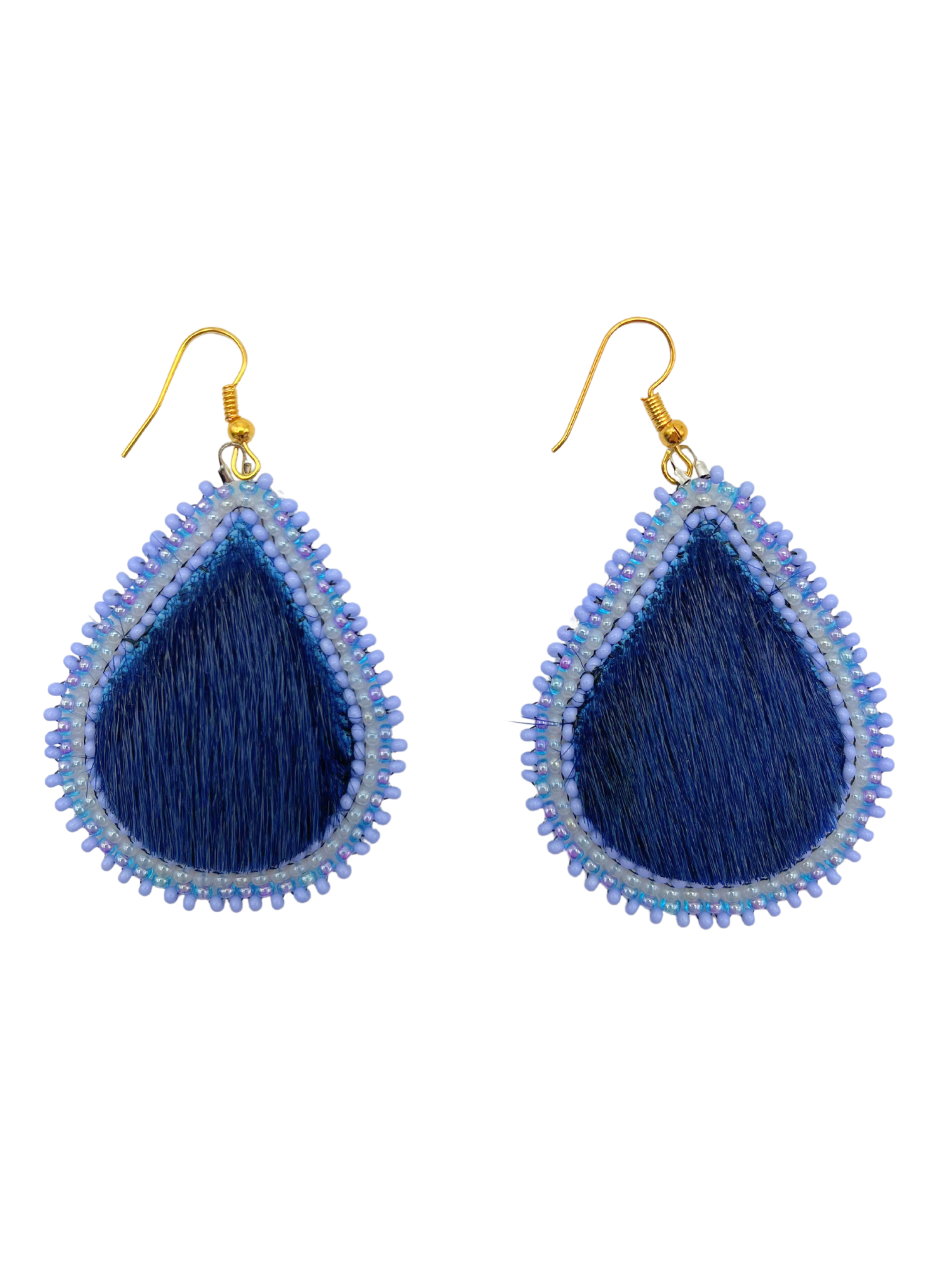 Beaded Sealskin Earrings Michelle Audlaluk