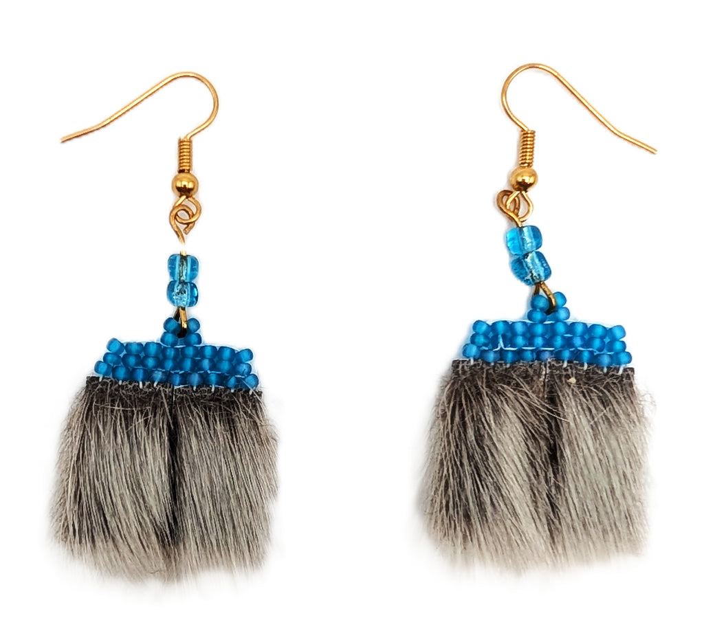 Sealskin Earrings Mary Qitsualuk