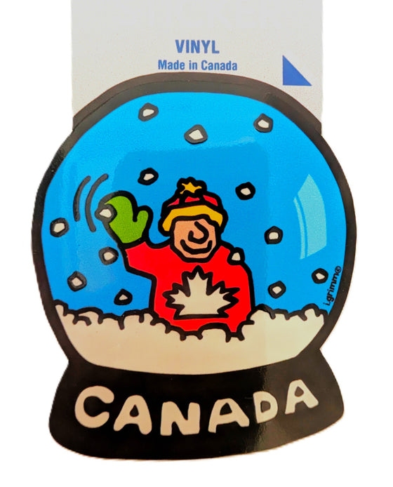 Canada Snowglobe Sticker