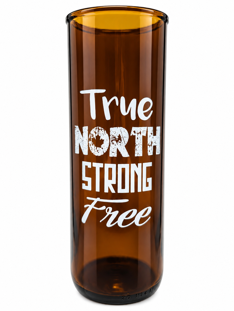 True North Strong Free Glass