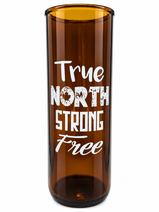 True North Strong Free Glass