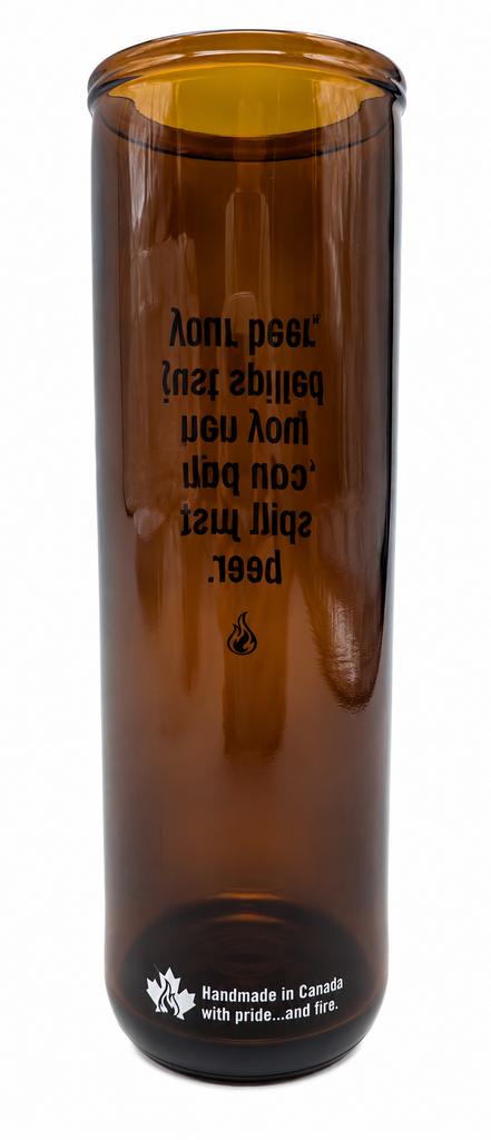 Upside Down Beer Glass