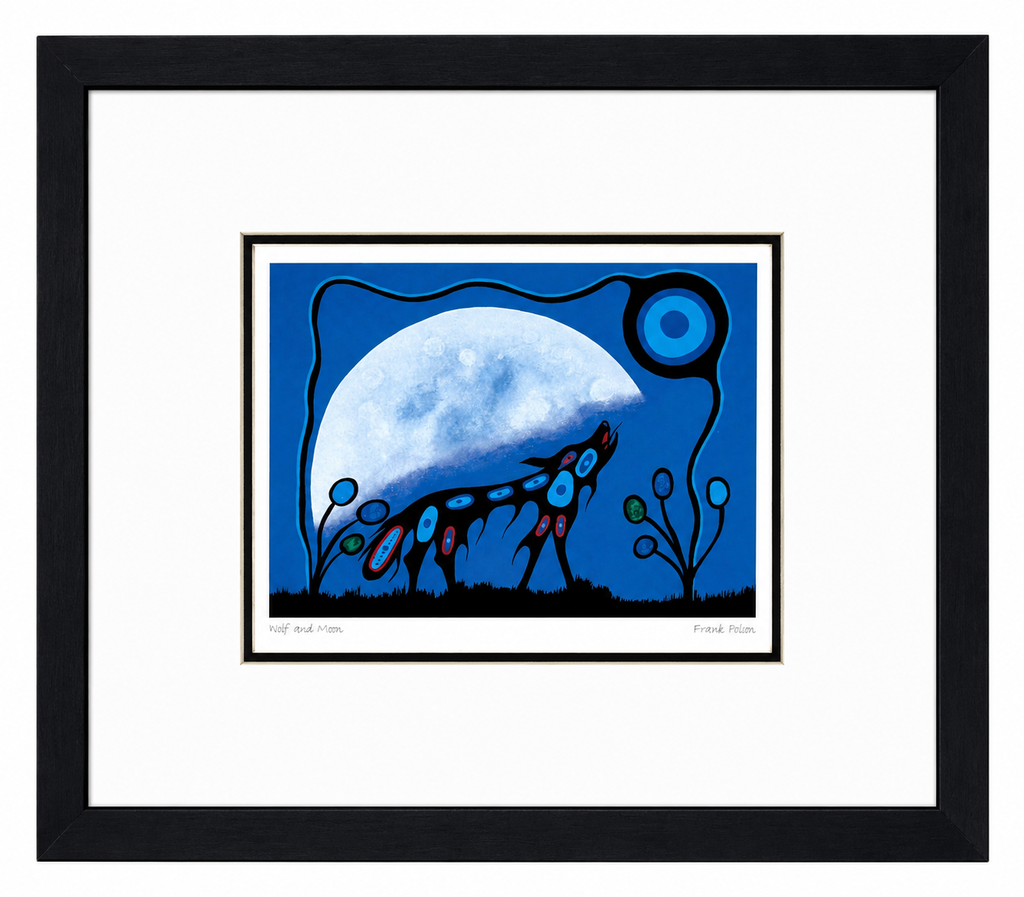 "Wolf and Moon" - Frank Polson