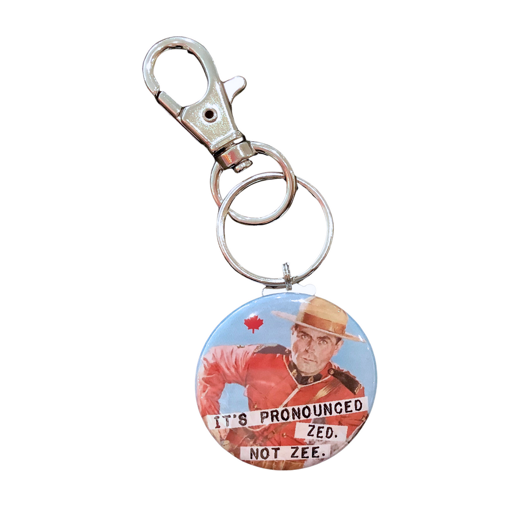 Zed Not Zee Keychain