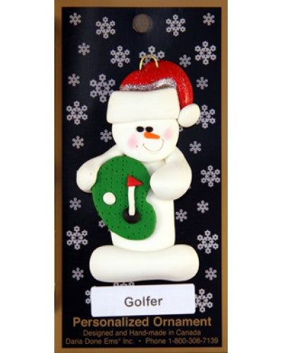 Golfer Ornament
