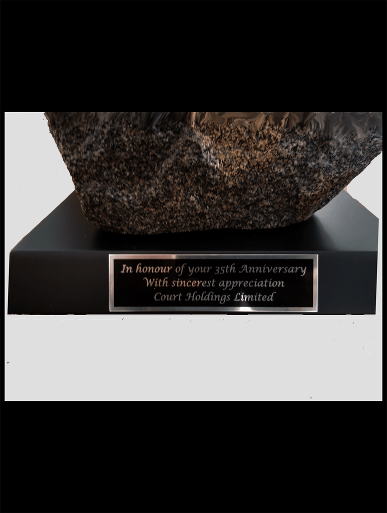 Engraved Plate for Windswept Pine Sculpture