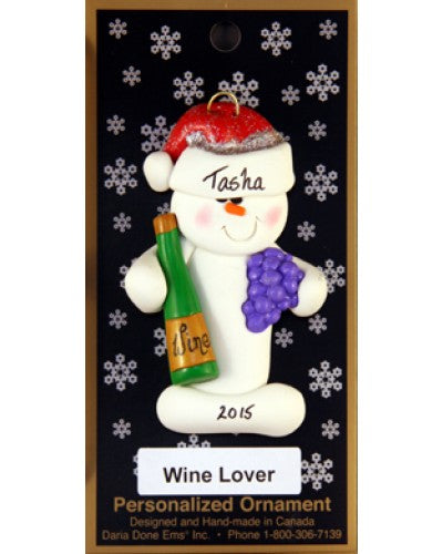 Wine Lover Ornament