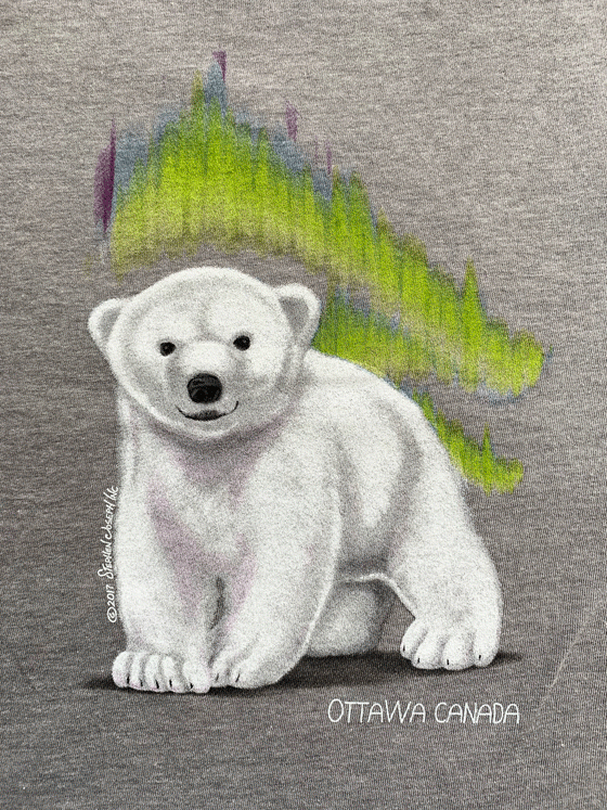 Kid's Polar Bear Cub Ottawa, Canada T-Shirt