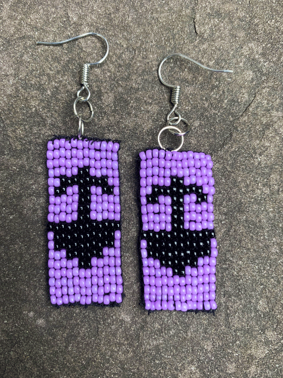 Beaded Ulu Earrings - Kelly Ineak