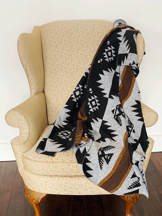 First Nations Eagle Spirit Throw Blanket
