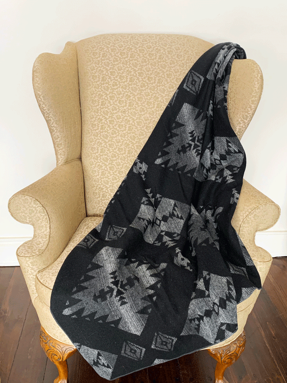 First Nations Midnight Stars Throw Blanket