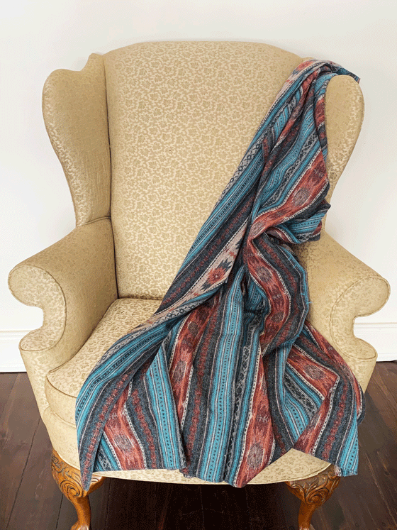 First Nations Morning Star Throw Blanket