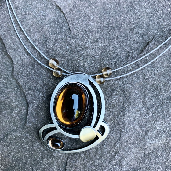 Christophe Poly Wire Necklace - Q