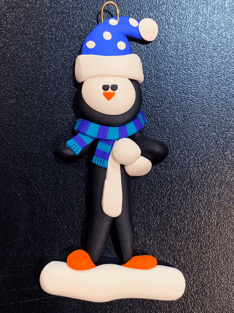 Penguin Ornament - Blue