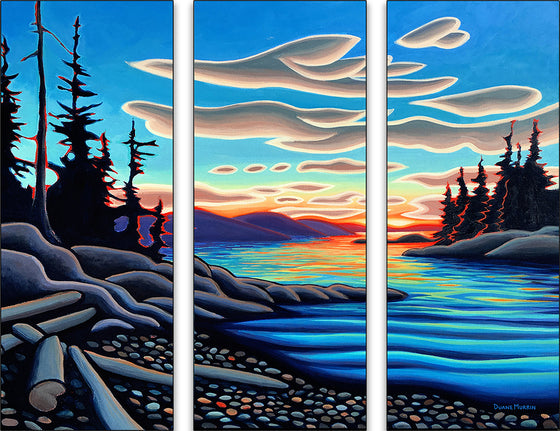 "Island Sunset" - Triptychs